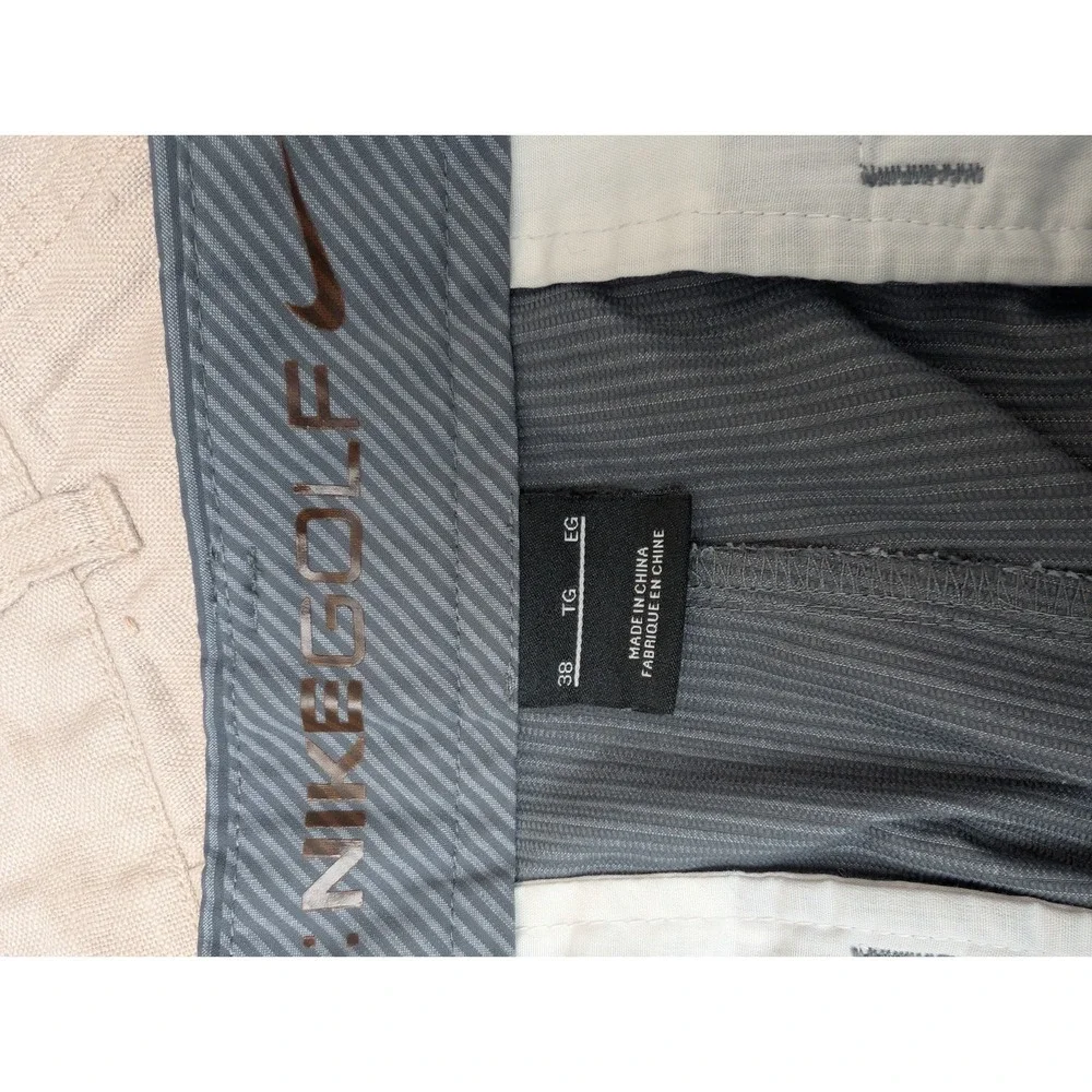 A9‎ Nike Mens Dri-Fit Golf Shorts 38 Gray Dri Fit Performance Chino